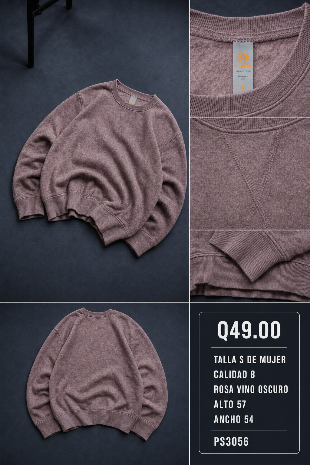 Suéter sin capucha ps3056