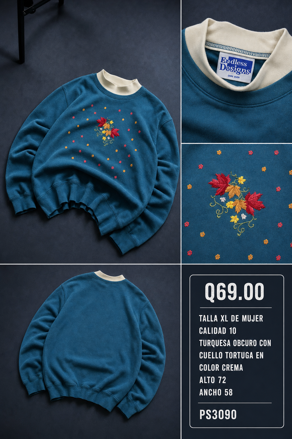 Suéter sin capucha ps3090